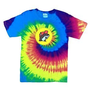 Hanes Buc-ee’s Rainbow Tie Dye Crew Neck Tee - Size Small